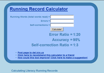 Online Running Record Calculator