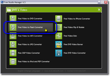 Free Video to Flash 