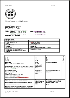 Lesson Plan Week 1