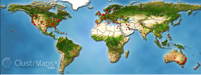 Cluster Map 502 visits 