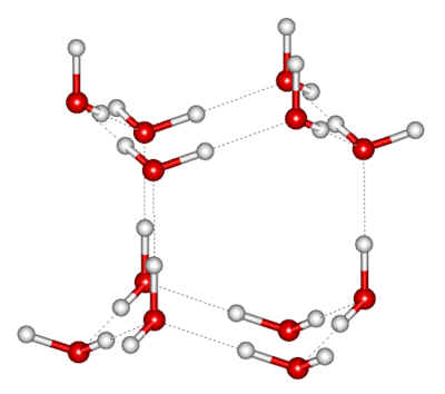 Hexagonal water ice