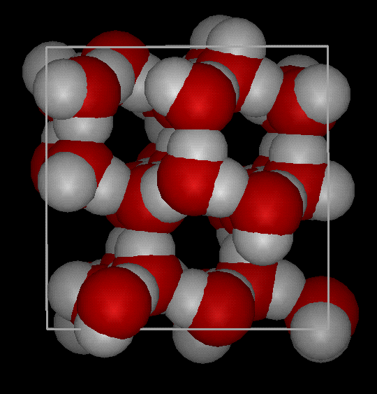 Hexagonal water ice