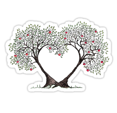 ‘love trees’ Sticker by vian