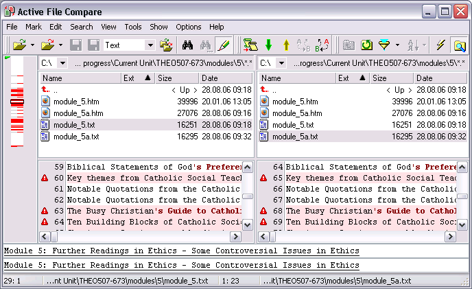 Active File Compare