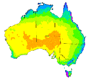 Detailed climate maps of Australia