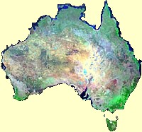 Landsat 7 Picture Mosaic of Australia