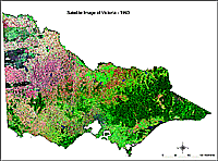 Satellite Image of Victoria