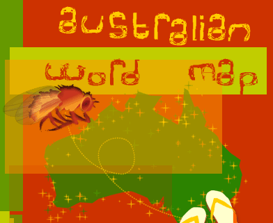 Australian Word Map