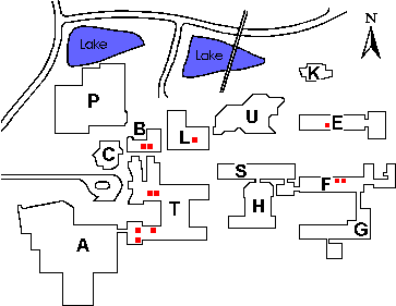 Location of Computer Laboratories