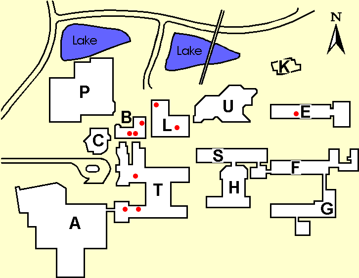 Location of computer labs @ Mount Helen