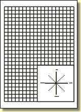 10 mm grid with coordinates