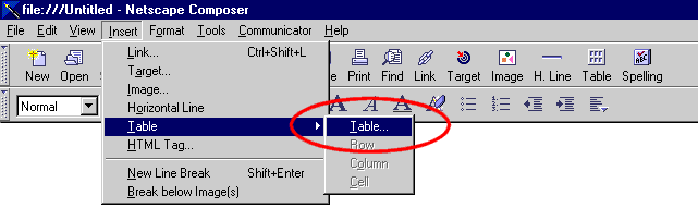 Insert | Table | Table...