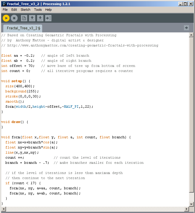 Fractal_tree_3_2 Code